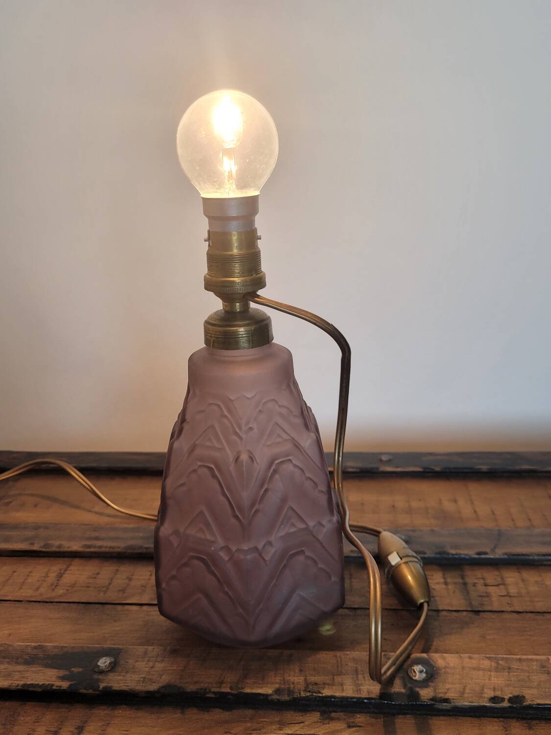 Art Deco lamp base