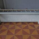 Banc anglais bois de chêne 3 places XIX