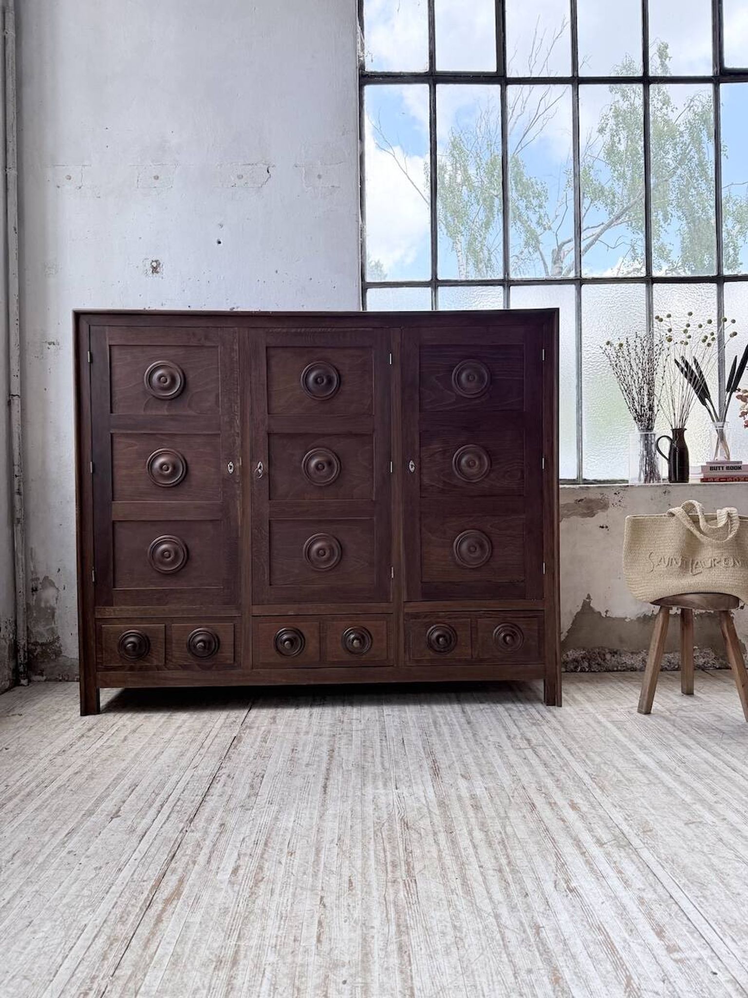 Oak wardrobe "Basque" Dudouyt