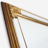 Large 20th century decorative Vintage gilded mirror, Belgium