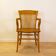 Vintage Spanish 1940s Oak Office Chair