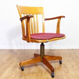 Stoll Giroflex wooden workshop chair