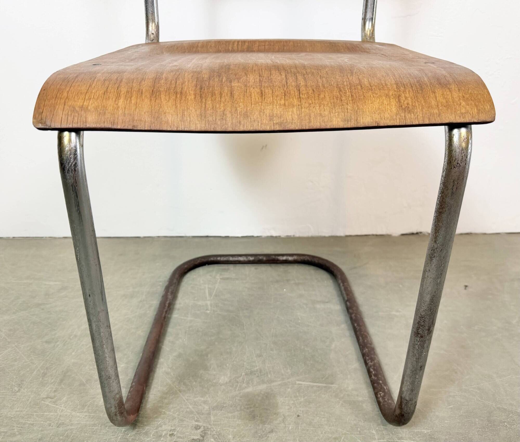 Chaise d'atelier vintage, années 1960