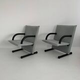 Set of 2 lounge chairs Burkhard Vogtherr for Arflex T-line, 1980’s