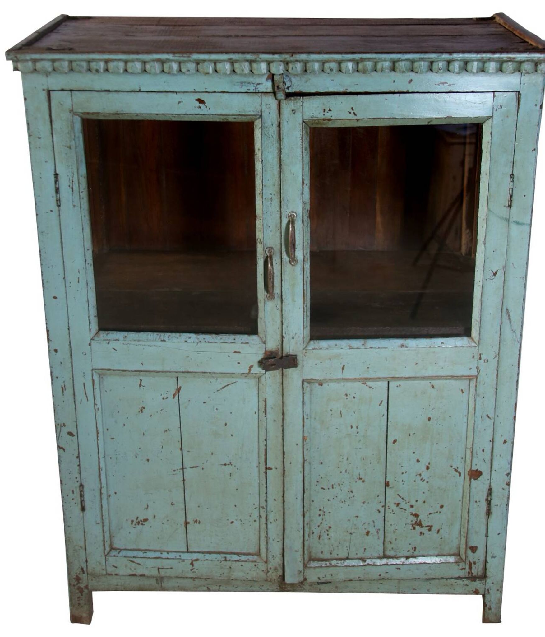 Vaisselier ancien en teck birman