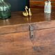 Old vintage wooden chest