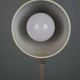 Yellow metal vintage 1960s design lamp/desk lamp