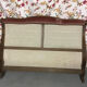 Upholstered double bed and 1 chair