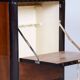 Czech Art Deco Trolley Walnut and Chrome-Plated Steel from Thonet, 1930s