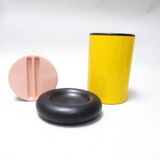 Vase jaune Gianfranco Frattini Progetti Années 70