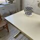 Brass table 1970 Italian lacquer