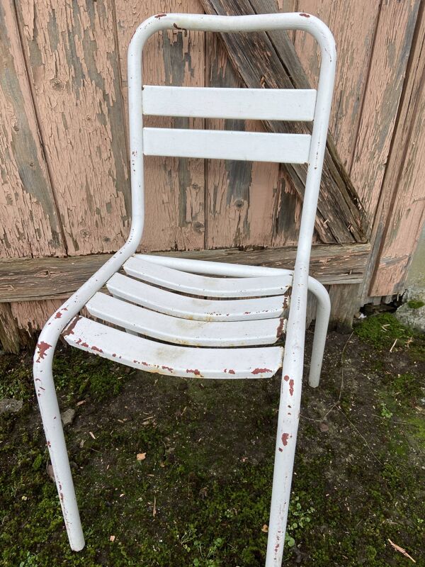 Duo de chaises Tolix Métal vintage