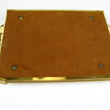 Plateau miroir art déco