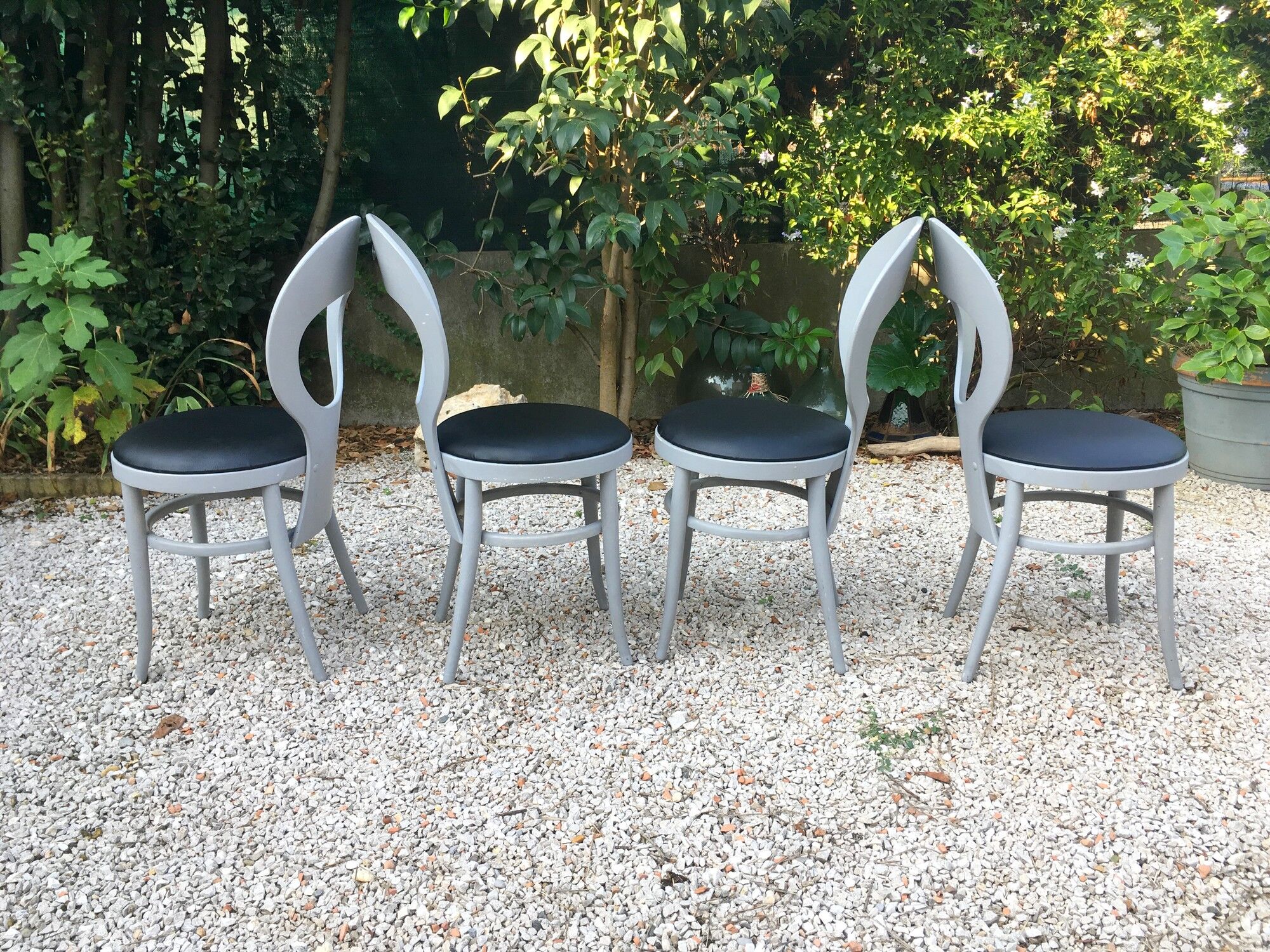4 Baumann Seagull vintage Bistro chairs