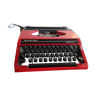 Machine à écrire rouge Silverette 2 Seiko