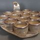 Snail dish Arts ceram grand feu Pointu Puisaye second half of the 20th century