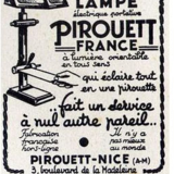 Lamp "pirouett"