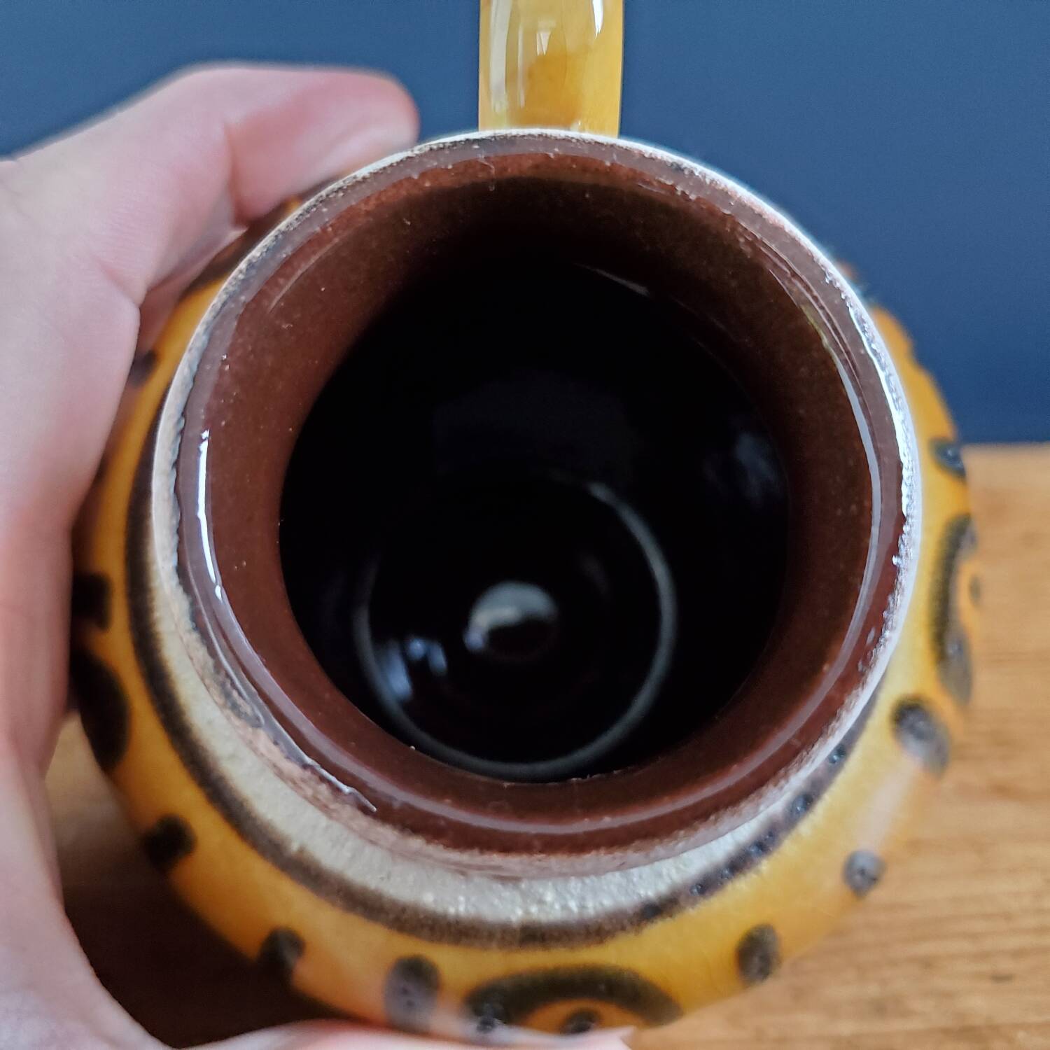 W. Germany ceramic ball vase