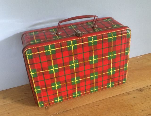 60's metal suitcase