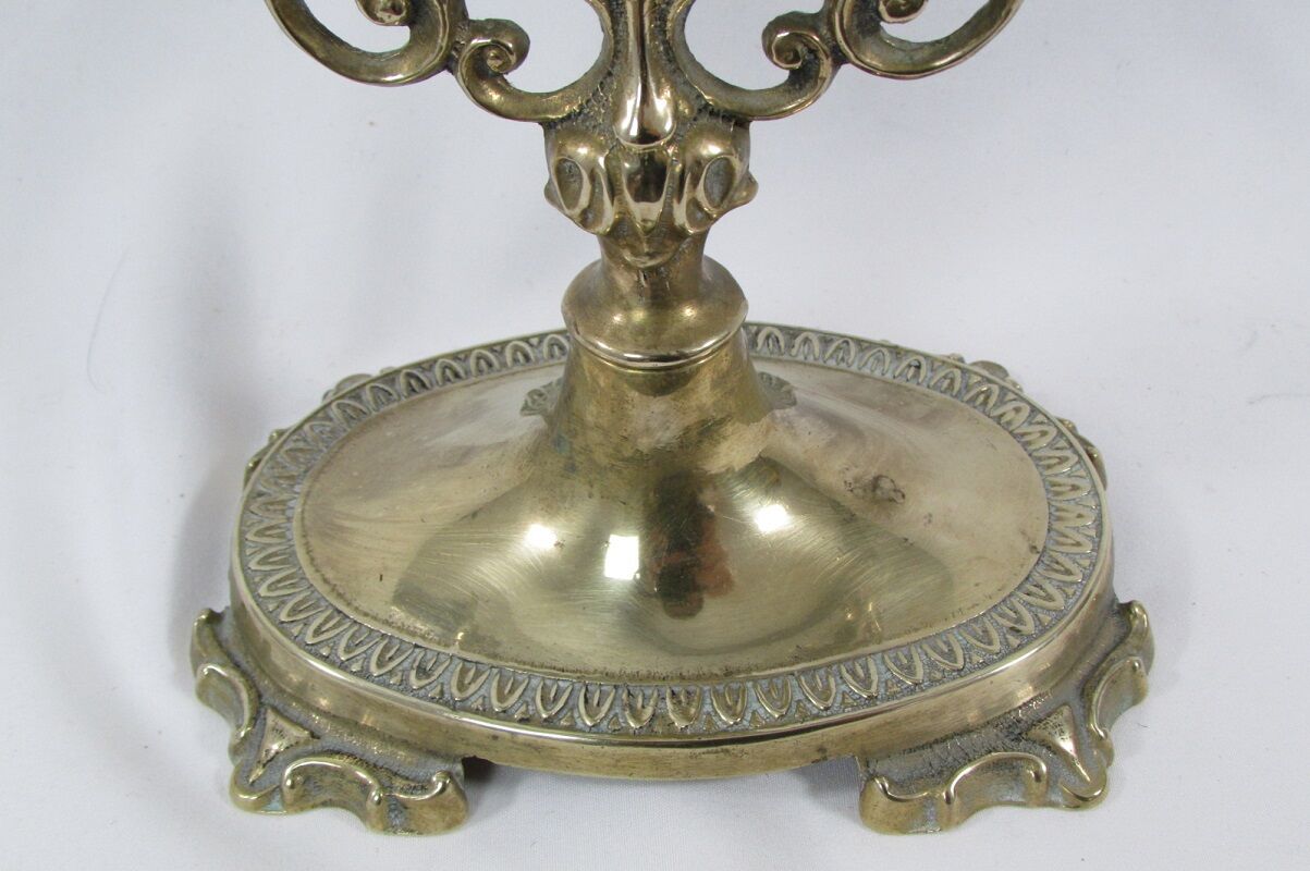 Table psyche, bronze tilting mirror