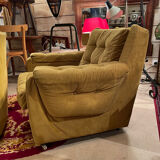 Vintage design velvet armchair 60/70