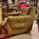 Fauteuil vintage velours design 60/70