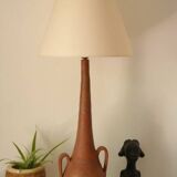 Vintage terracotta lamp base