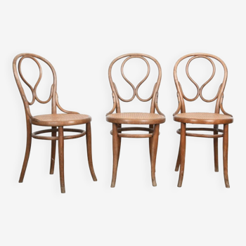 3 chaises THONET modèle OMEGA