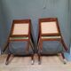 Pair of armchairs with acajoi butts