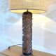 Printing roll lamp, Wood and Brass, Late 19th century