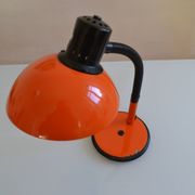 Vintage Aluminor France orange lamp from the 70s 1970
