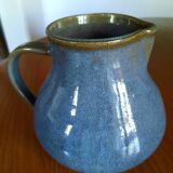 Glazed stoneware pitcher