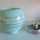 Ceiling lamp globe in opaline peppermint / vintage years 50-60