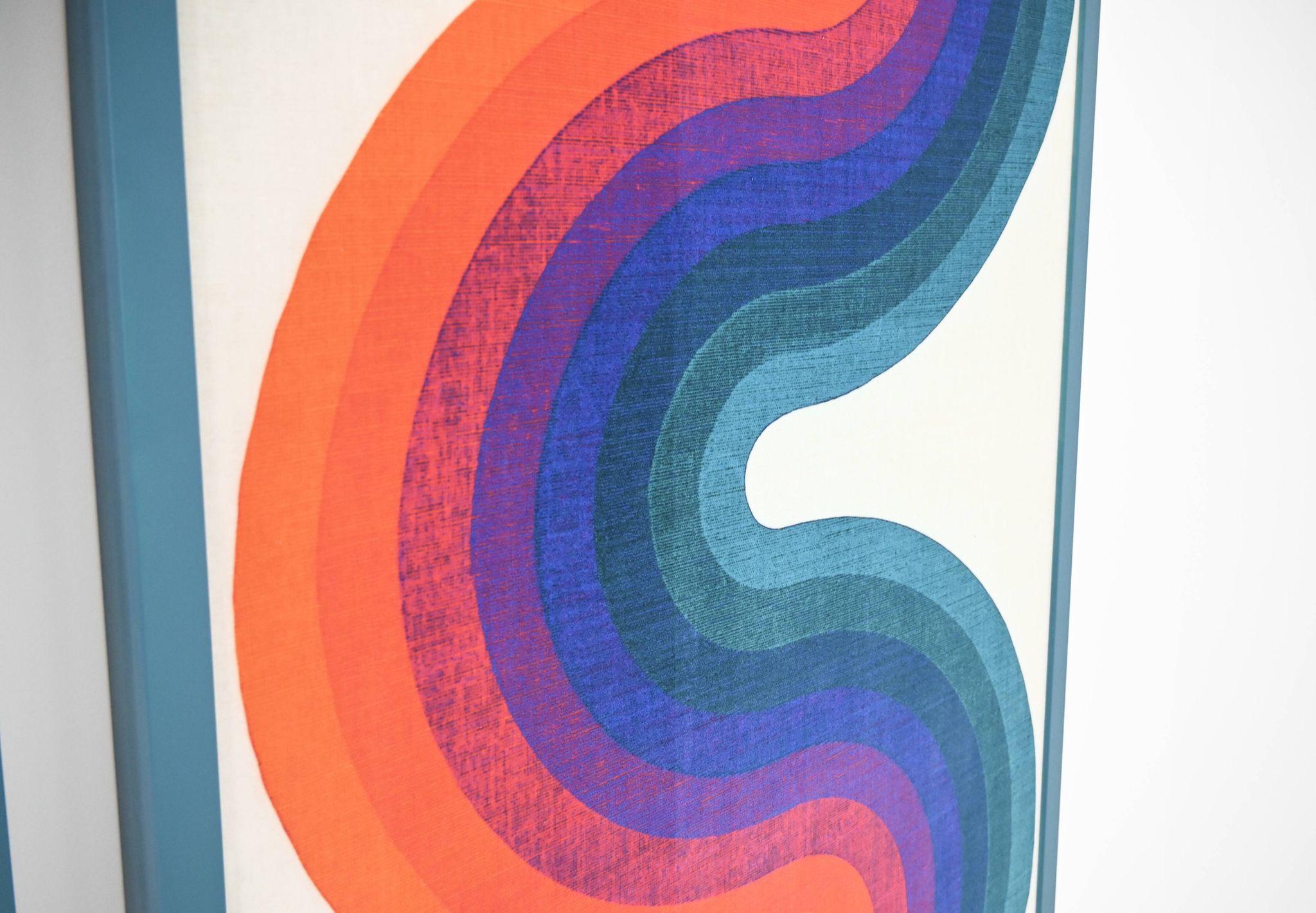 Set of 2 Fabric Panels in Verner Panton Style, 1970s