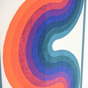 Set of 2 Fabric Panels in Verner Panton Style, 1970s