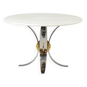 table en marbre blanc