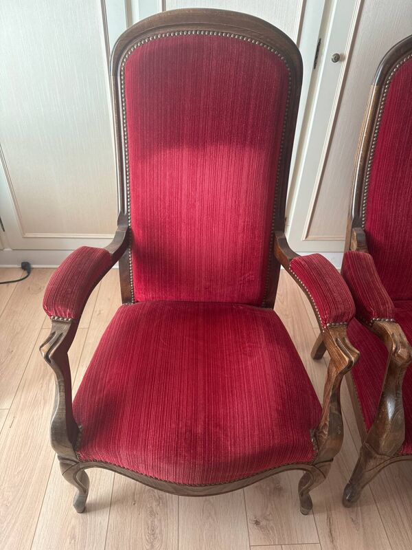 2 fauteuils Voltaire