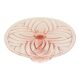 Pink Art Deco Cake Plate Pastry Dish Val Saint Lambert 34cm