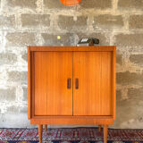 Vintage Scandinavian teak chest of drawers, 1960.