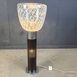 Vintage italian murano glass space age floor lamp, 1970s