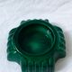 Green art déco ashtray