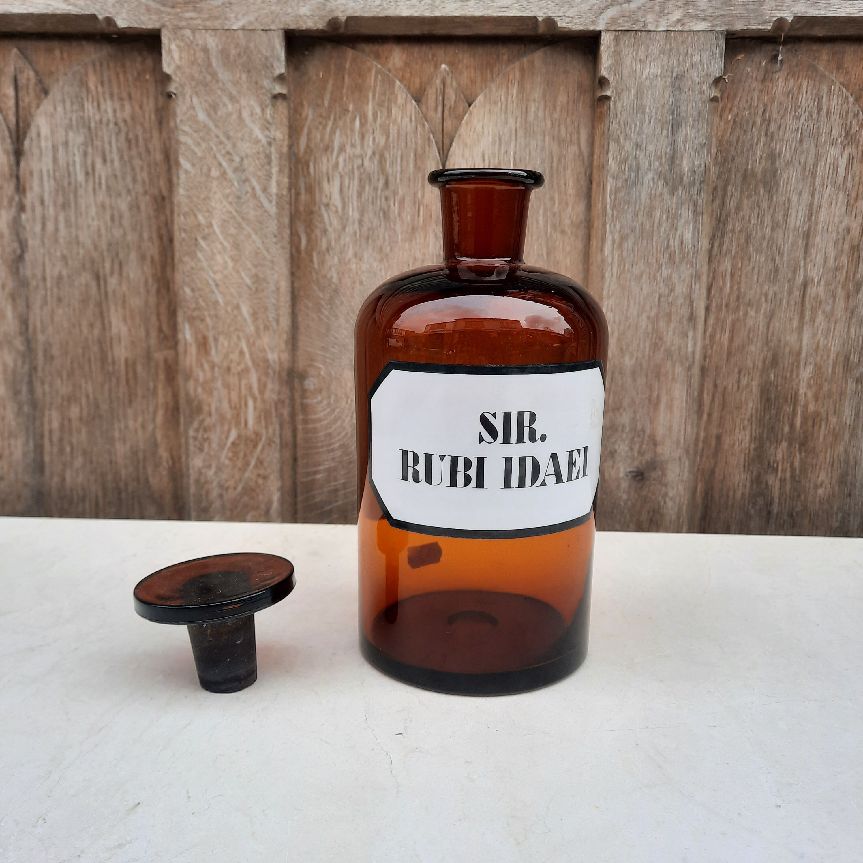 Apothecary bottle,"SIR. RUBI IDEAI" , Germany 1930