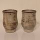 Pair of vintage Accolay ceramic vases signed