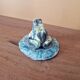 Joanna Hair (1955) Raku glazed ceramic frog