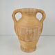 Mid-Century Terracotta Amphora Jar Vase with Handles, 1950s