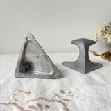 Vintage cast aluminum wall hooks