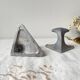 Vintage cast aluminum wall hooks
