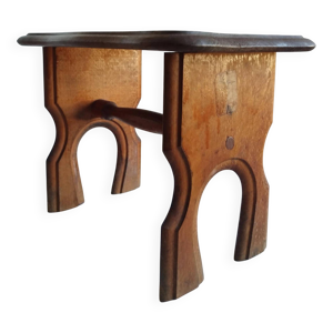 ancien tabouret / marchepied - bois
