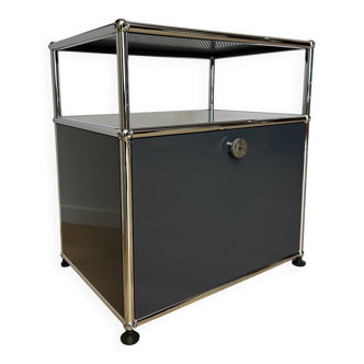 Meuble d’appoint USM Haller en Gris Anthracite