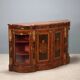 Antique cabinet in various types of wood, United Kingdom, 19th century.